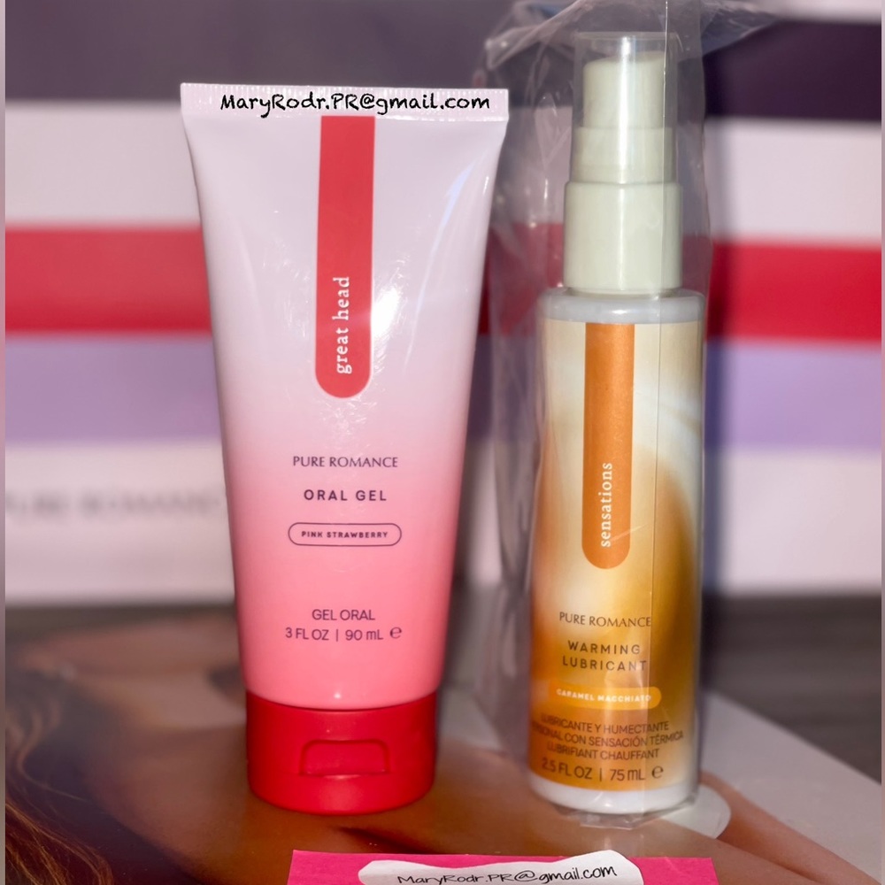 🤤 Great Head Combo 🔥 Great Head Pink Strawberry + Sensations Warming Lubricant